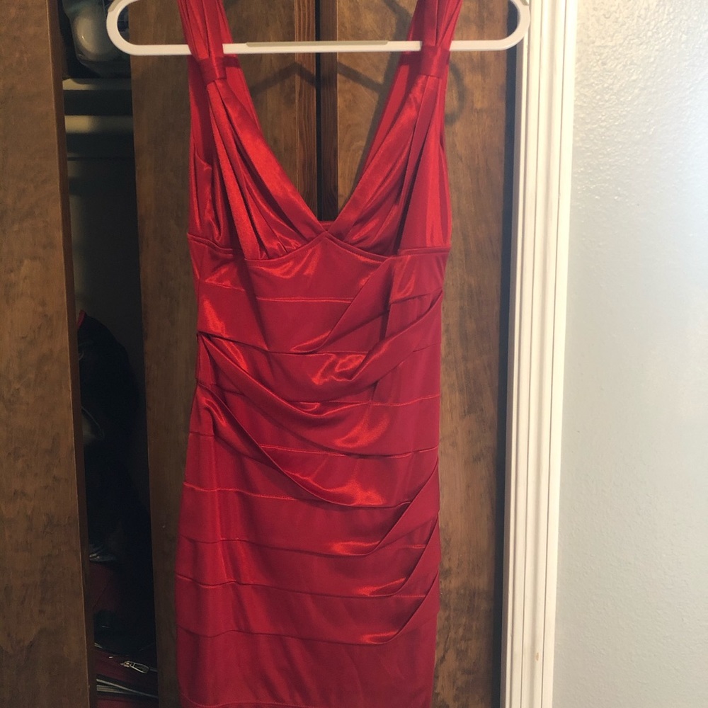 Speechless Formal Sleeveless Red Prom Dress